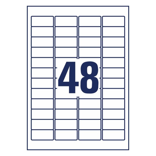 Adresetiketten J4791-25 45,7 x 21,2 mm