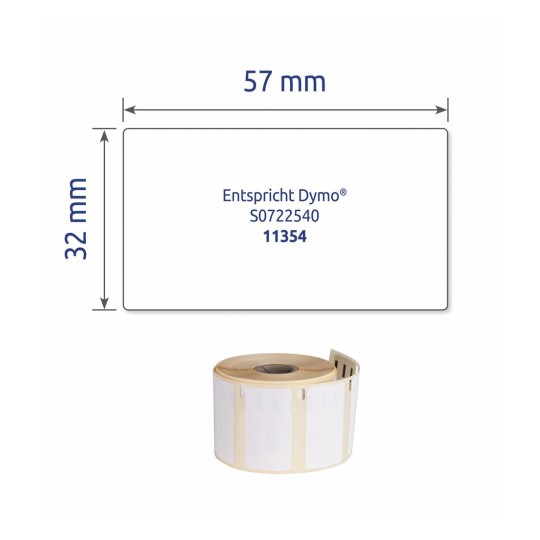 Etiketten op rol ASS0722540 32 x 57 mm