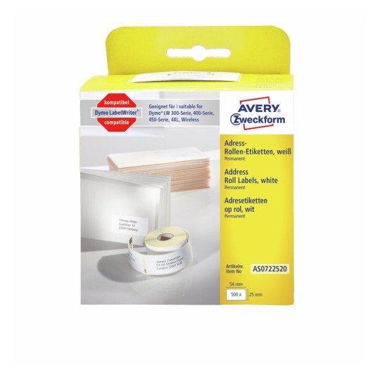 Etiketten op rol AS0722520