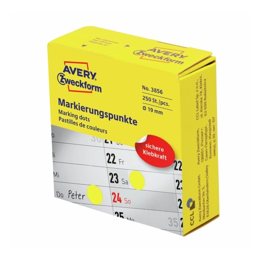 Markeringspunten 3856 Inhoud: 250 Etiketten / 1 Rol