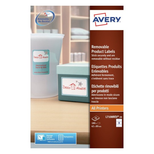Productetiketten L7108REV-20
