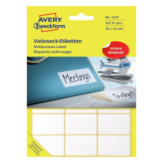 Handbeschrijfbare etiketten 3325