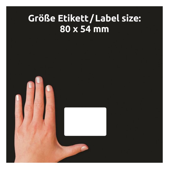 Zelfklevende naambadges 51063 80 x 54 mm
