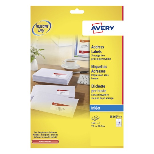 Adresetiketten J8162-10