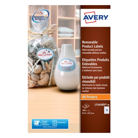 Productetiketten L7101REV-20
