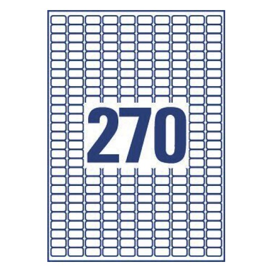 Afneembare etiketten L4730REV-25 17,8 x 10 mm