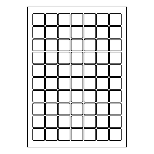 Design Online Word template Avery 25x25 S Avery word-template-voor-c32266-avery