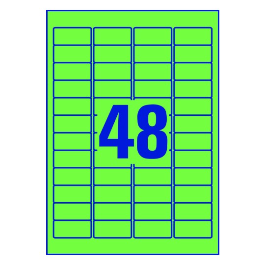 Word Template voor etiketten L6040 - 45,7 x 21,2mm | Avery