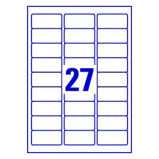 Witte etiketten 99,1 x 42,3 mm, weerbestendig wit, op DIN A4-vellen, 2 x 6 stickers/pagina, 300 folie-etiketten 99,1 x 42,3, zelfklevend, bedrukbaar met laserprinter