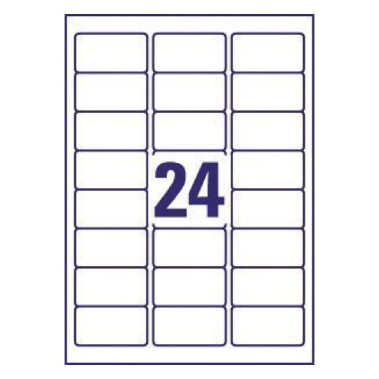 surfen Elementair Omhoog Word template voor etiketten L6146 - 63,5 x 33,9 mm | Avery