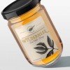 honey rectangular labels