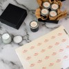 Weprint parelmoerkleurig etiketten of sticker materiaal op vel