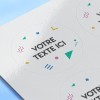 Weprint voorbeeld van materiaal folie