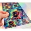 Holografisch materiaal astronaut