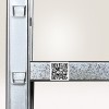 QR code etiktet vierkant voor gebruik op schap in magazijn