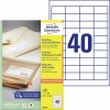 Gerecyclede universele etiketten LR3657 Inhoud: 4.000 Etiketten / 100 Vellen