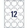 Hangkaartjes van ultra-wit karton T2004-10 60 x 60 mm