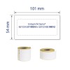 Etiketten op rol AS0722430 36 x 89 mm