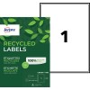 Gerecyclede verzendetiketten LR7167-100 Inhoud: 100 Etiketten / 100 Vellen