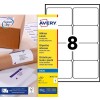 Verzendetiketten J8165-100 Inhoud: 800 Etiketten / 100 Vellen