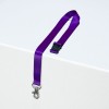 10 gerecyclede Lanyards van 100% gerecylced kunststof, paars 4842P