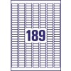 Inventaris etiketten L6008-20 25,4 x 10 mm