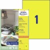 Gekleurde etiketten 3473 Inhoud: 100 Etiketten / 100 Vellen