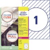 Raamstickers, dubbelzijdig bedrukbaar L9003-10 Inhoud: 10 Etiketten / 10 Vellen