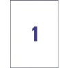 Ultra-resistente etiketten B4775-50 209 x 291 mm