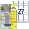 Sterk klevende papieren etiketten L7874-20 Inhoud: 540 Etiketten / 20 Vellen