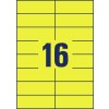 Gekleurde etiketten 3455 105 x 37 mm