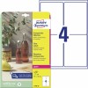 Crystal clear etiketten L7786-25 Inhoud: 100 Etiketten / 25 Vellen