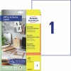 Gerecyclede universele etiketten, 10 vel LR3478-10 Inhoud: 10 Etiketten / 10 Vellen