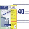 Universele etiketten 3651-200 Inhoud: 8.000 Etiketten / 200 Vellen