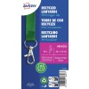 gerecyclede Lanyards van 100% gerecylced kunststof, groen 4842G Inhoud: 10 Lanyards