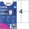 Kartonnen A6 Naambadges, FSC gecertificeerd 4839XL Inhoud: 52 Kaarten / 13 Kaarten