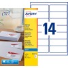 Adresetiketten J8163-40 Inhoud: 560 Etiketten / 40 Vellen