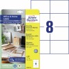 Gerecyclede universele etiketten, 10 vel LR3427-10