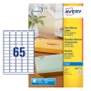 Mini etiketten J8551-25 Inhoud: 1.625 Etiketten / 25 Vellen