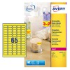Neon Etiketten L7651Y-25 Inhoud: 1.625 Etiketten / 25 Vellen
