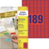 Gekleurde etiketten L6036-20 Inhoud: 3.780 Etiketten / 20 Vellen