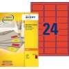 Kopieeretiketten DP24R-100 Inhoud: 2.400 Etiketten / 100 Vellen
