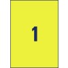 Gekleurde etiketten 3473 210 x 297 mm