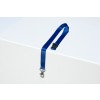 10 gerecyclede Lanyards van 100% gerecylced kunststof, blauw 4842B