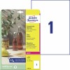 Crystal clear etiketten L7784-25 Inhoud: 25 Etiketten / 25 Vellen