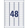 Anti-fraude etiketten L6113-20 45,7 x 21,2 mm