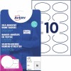 Zelfklevende ovale naambadges J4882-20 Inhoud: 200 Etiketten / 20 Vel