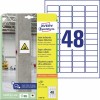 Sterk klevende papieren etiketten L7873-20 Inhoud: 960 Etiketten / 20 Vellen