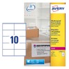 Verzendetiketten L7992-25 Inhoud: 250 Etiketten / 25 Vellen