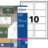 Visitekaartjes C32025-25 Inhoud: 250 Kaarten / 25 Vellen